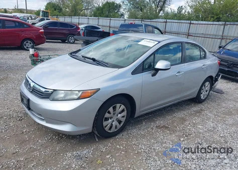 2012 Honda Civic Lx z USA, uszkodzony, nr VIN 19XFB2F5XCE083774